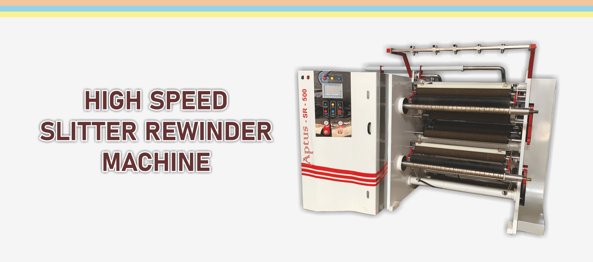 High Speed Slitter Rewinder Machine